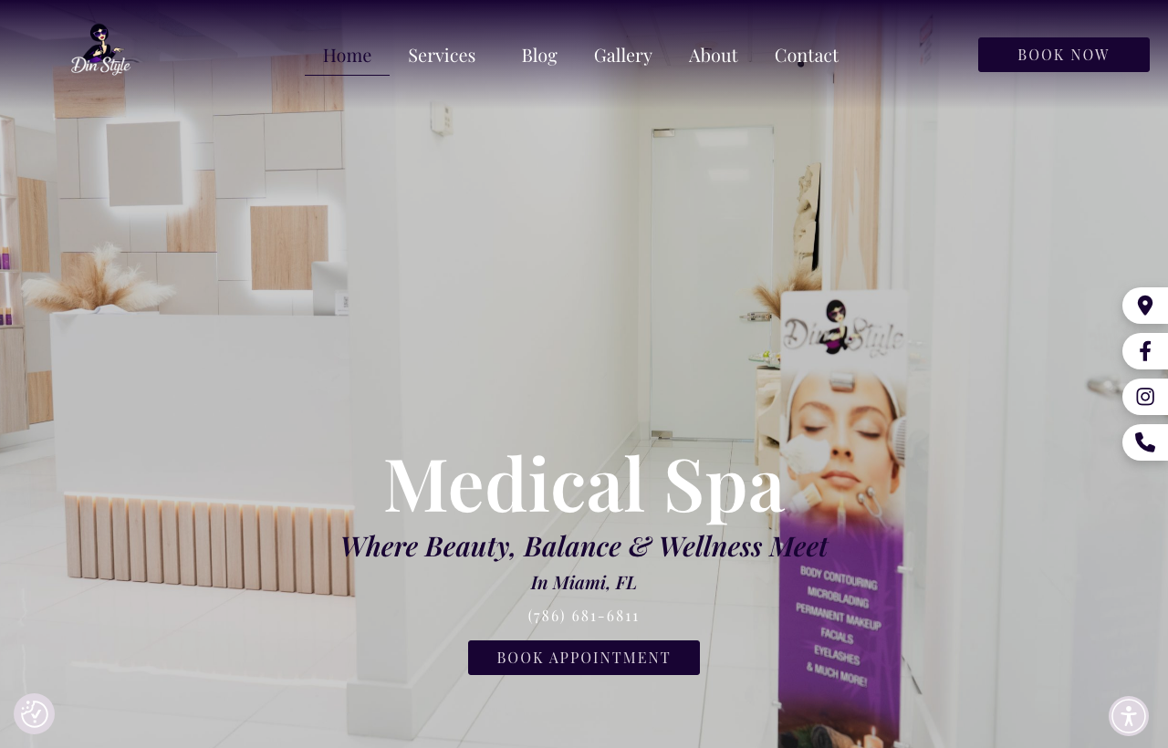 Din Style Med Spa website, read 23 July 2026